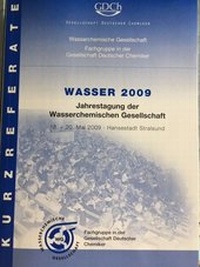 Abbildung von: Wasser 2009, Jahrestagung der Wasserchemischen Gesellschaft - Gesellschaft Dt. Chemiker