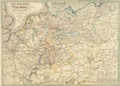 Cover: Post-Reise-Karte (Postkutschenstreckenkarte) von Deutschland 1828 (Plano) - Verlag Rockstuhl