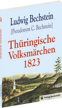 Abbildung von: Thüringische Volksmärchen [im Original: Volksmährchen] - Verlag Rockstuhl