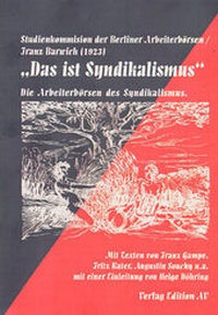 Enlarge image Cover: Das ist Syndikalismus - Verlag Edition AV