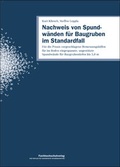 Cover: Nachweis von Spundw&auml;nden f&uuml;r Baugruben im Standardfall - Schulz-Kirchner