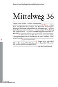 Enlarge image Cover: Das Phänomen der Exklusion - Hamburger Edition