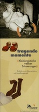 Cover: tragende momente - Stiftung Museumsdorf Cloppenburg