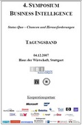 Cover: 4. Symposium Business Intelligence - Steinbeis-Edition