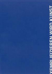 Enlarge image Cover: Exemplizifieren wird Kunst - Verlag St. Johann