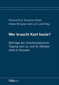Cover: Wer braucht Kant heute? - TUDpress Verlag der Wissenschaften Dresden