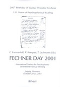 Cover: Fechner Day 2001 - Pabst Science Publishers