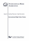Cover: International High-Value Chains - Cuvillier Verlag