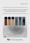 Cover: Synthese, Charakterisierung und Anwendung nanoskaliger Metalle und Legierungen - Cuvillier Verlag