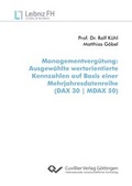 Cover: Managementverg&uuml;tung - Cuvillier Verlag