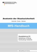 Cover: Hauptabteilung VIII - Bundesarchiv/Stasi-Unterlagen-Archiv