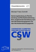 Cover: Sanierungsberatung als Rechtsberatung und Rechtsdienstleistung - GUC Gesellschaft f. Unternehmensrechnung u. Controlling