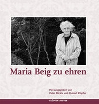 Enlarge image Cover: Maria Beig zu ehren - Klöpfer & Meyer