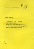 Bild: Validit&auml;t von Fremdbeurteilungen - Pabst Science Publishers