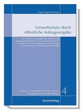 Bild: Umweltschutz durch öffentliche Auftragsvergabe - Lexxion Verlagsgesellschaft