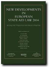 Abbildung von: New Developments in European State Aid Law 2004 - Lexxion Verlagsgesellschaft