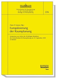 Bild: Europäisierung der Raumplanung - Lexxion Verlagsgesellschaft