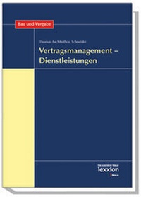 Abbildung von: Vertragsmanagement - Dienstleistungen - Lexxion Verlagsgesellschaft