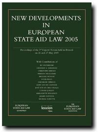 Abbildung von: New Developments in European State Aid Law 2005 - Lexxion Verlagsgesellschaft