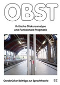 Cover: Kritische Diskursanalyse und Funktionale Pragmatik - Universit&auml;tsverlag Rhein-Ruhr