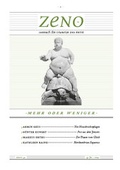 Cover: zeno. - Universit&auml;tsverlag Rhein-Ruhr