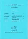 Cover: Forum der Berliner Mathematischen Gesellschaft / Mathematik in Berlin, Gedenken an Karl Grotemeyer - Berliner Mathematische Gesellschaft e.V. c/oFreie Universit&auml;t Berlin Sekretariat Prof. Polthier