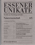 Cover: Naturwissenschaft - Universit&auml;t Duisburg - Essen SSC