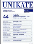 Cover: Essener Unikate 44: Medizin - Universit&auml;t Duisburg - Essen SSC