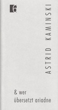 Cover: Jahresgabe der Literarischen Gesellschaft / & wer &uuml;bersetzt ariadne - Literarische Gesellschaft Th&uuml;ringen