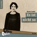 Cover: Es ist nicht so - Literatur Quickie
