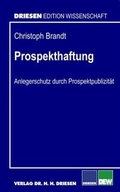 Cover: Prospekthaftung - Driesen, H. H. Dr.
