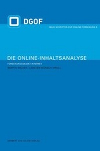 Enlarge image Cover: Die Online-Inhaltsanalyse - Herbert von Halem Verlag