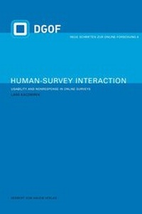 Enlarge image Cover: Human Survey-Interaction - Herbert von Halem Verlag
