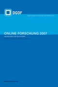 Cover: Online-Forschung 2007 - Herbert von Halem Verlag
