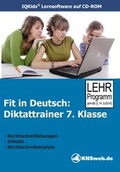 Cover: Fit in Deutsch: Diktattrainer 7. Klasse (Windows 10 / 8 / 7 / Vista / XP) - KHSweb
