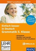 Cover: Einfach besser lernen - Fit in Deutsch: Grammatik 5. Klasse (Windows 10 / 8 / 7 / Vista / XP) - KHSweb