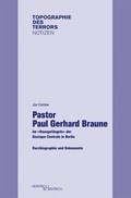 Cover: Pastor Paul Gerhard Braune - Hentrich und Hentrich Verlag Berlin