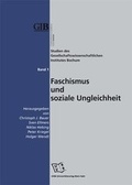 Cover: Faschismus und soziale Ungleichheit - Universit&auml;tsverlag Rhein-Ruhr