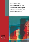 Cover: Genderstudies in den Geisteswissenschaften - Universit&auml;tsverlag Rhein-Ruhr