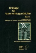 Cover: Beitr&auml;ge zur Astronomiegeschichte - AVA