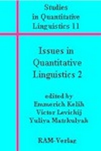 Enlarge image Cover: Issues in Quantitative Linguistics Vol. 2 - RAM-Verlag
