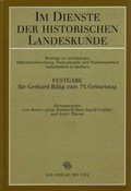 Cover: Im Dienste der historischen Landeskunde - Sax-Verlag