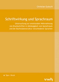 Bild: Schriftwirkung und Sprachraum - Hülsbusch, W