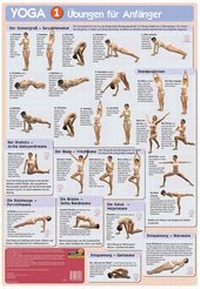 Abbildung von: Poster Yoga I Übungen für Anfänger - Rana Lernverlag