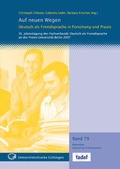 Cover: Auf neuen Wegen - Universit&auml;tsverlag G&ouml;ttingen