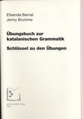 Cover: &Uuml;bungsbuch zur katalanischen Grammatik - Egert, G