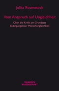 Cover: Vom Anspruch auf Ungleichheit - Velbr&uuml;ck