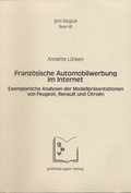 Cover: Franz&ouml;sische Automobilwerbung im Internet - Egert, G