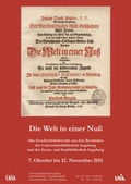 Cover: Die Welt in einer Nu&szlig; - Universit&auml;t Augsburg Bibliothek