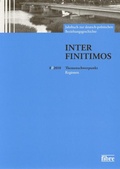 Cover: Inter Finitimos 8 (2010) - fibre